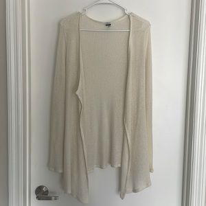 Small Volcom off white cardigan